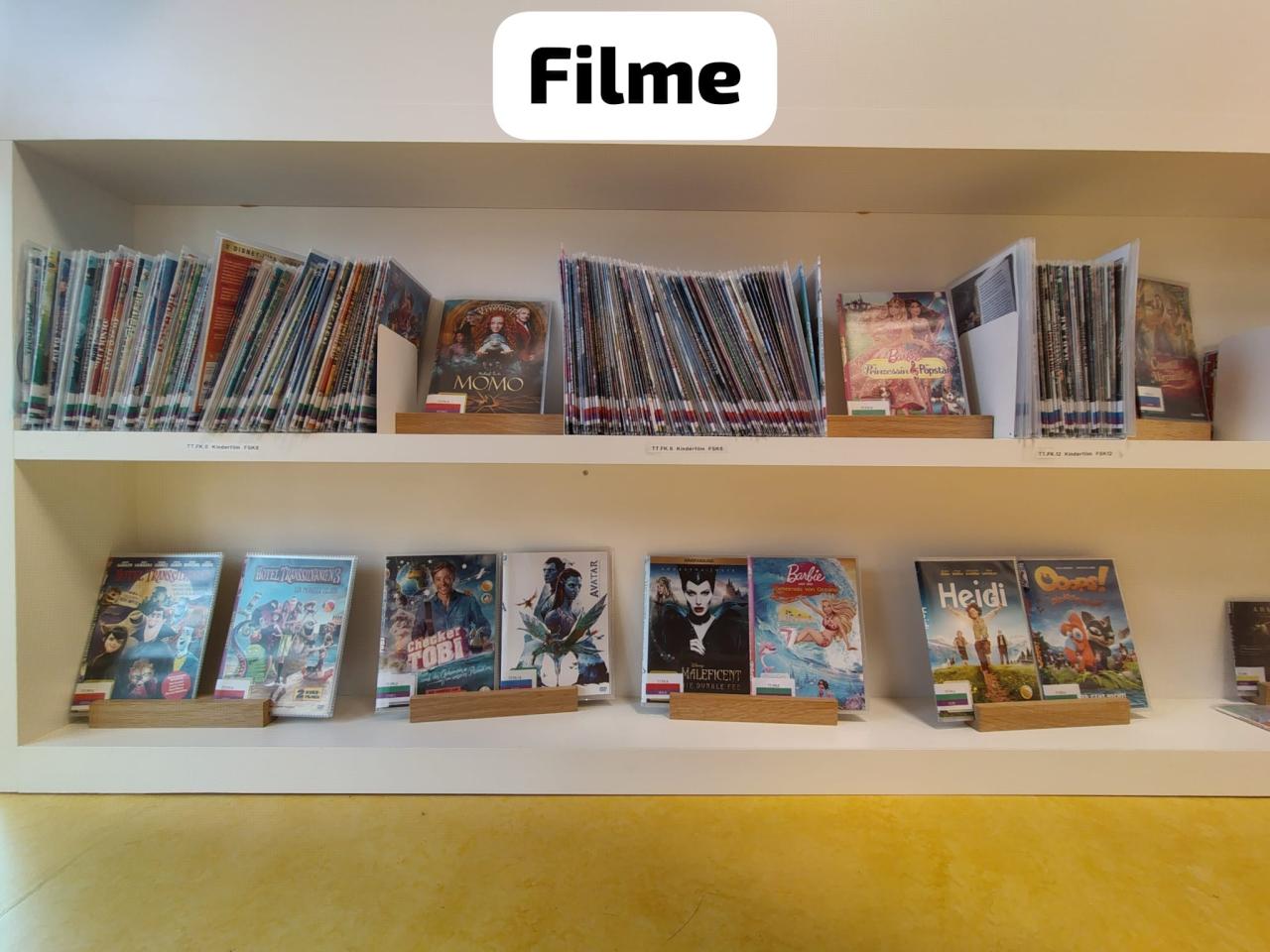 Filme im Regal